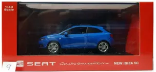 SEAT IBIZA SC BLUE 3 PUERTAS ESCALA 1:43