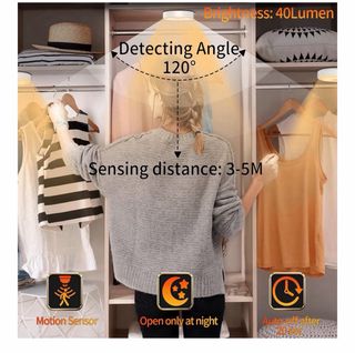 Luz LED Nocturna Sensor Movimiento Pack 3