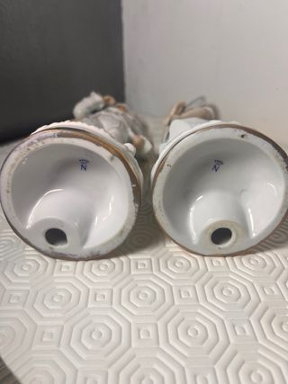 Coppia statuine porcellana Capodimonte