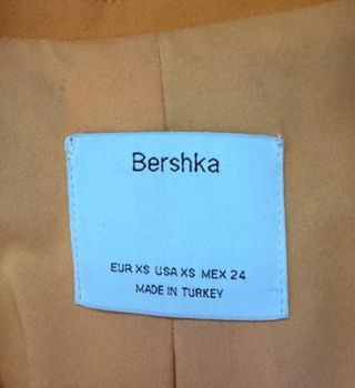 Americana/Blazer Bershka Naranja Quemado