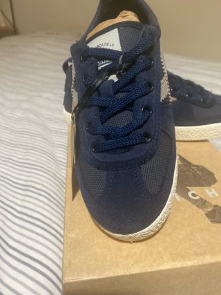 Scarpe Munich Blu/Beige Tg 36