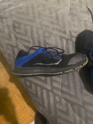 Zapatillas Sparco Seguridad Negras y Azules