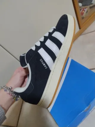 Adidas Campus 00s nere bianche 45 ⅓