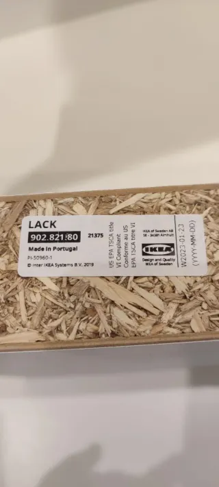 Estante Lack de Ikea 110x26x5 blanco