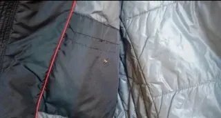 Parka Negra Off Shore Line Talla L Corte ¾