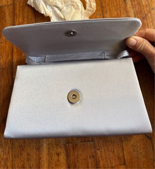 Pochette Blumarine Grigio/Argento