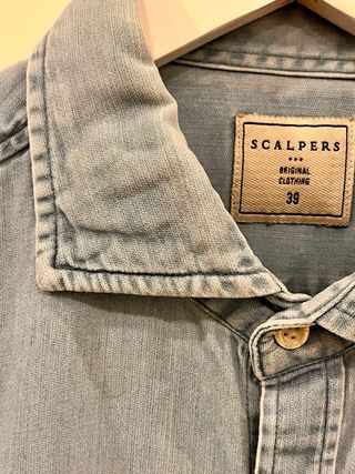 Camisa azul Scalpers Talla 39