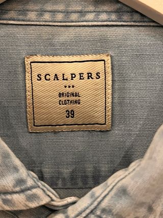 Camisa azul Scalpers Talla 39