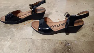 Sandalias de vestir negras