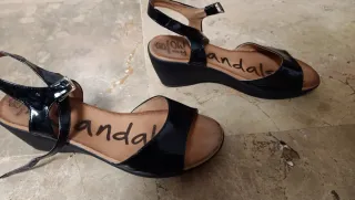 Sandalias de vestir negras