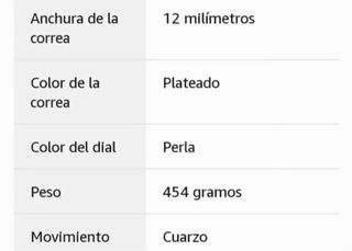 Reloj Gucci Mujer acero.