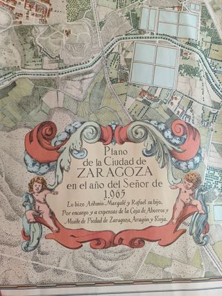 Plano de Zaragoza 1965