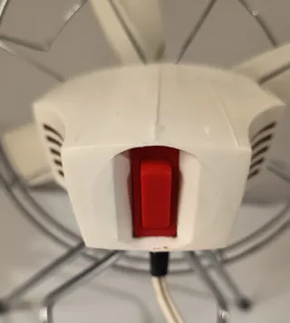 Ventilatore da tavolo Termozeta Space Age anni '70