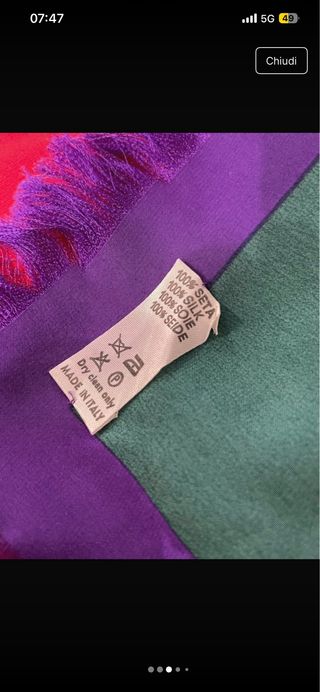 Carré in seta Andrea Odicini