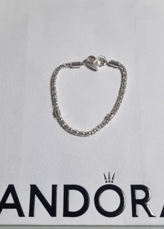 Pulsera Pandora Corazón Plata