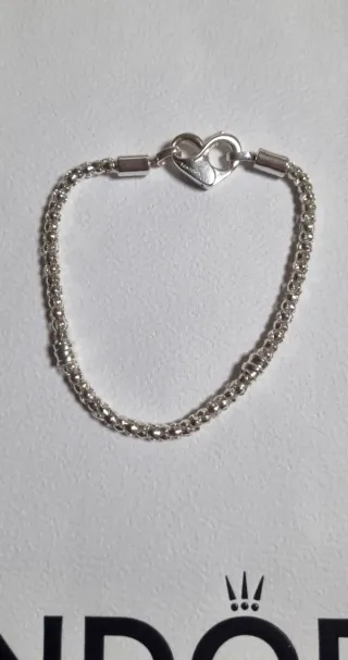 Pulsera Pandora Corazón Plata