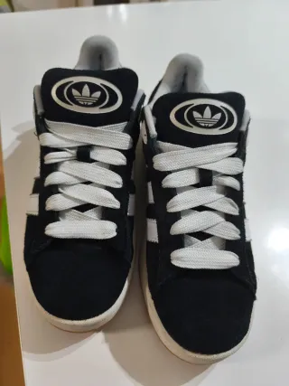 Adidas Campus Zapatillas Negras Blancas