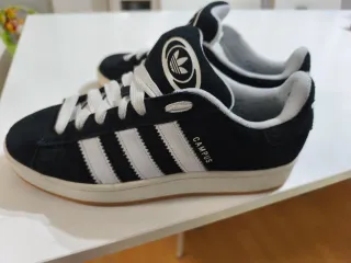Adidas Campus Zapatillas Negras Blancas
