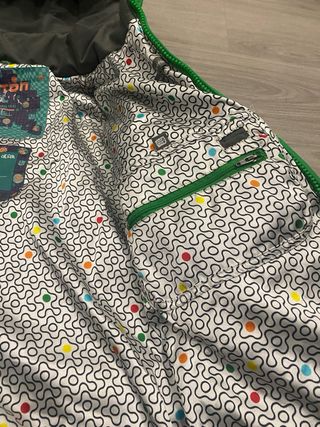 Chaqueta verde Burton junior talla 13/14 años