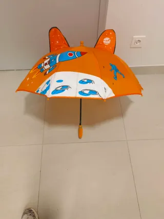 Paraguas infantil espacial