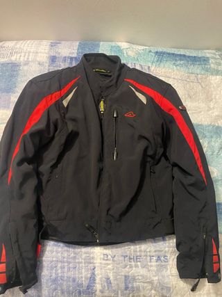 Chaqueta Moto Acerbis Negra y Roja