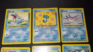 Lotto 6 Carte Pokemon Neo Genesis Acqua