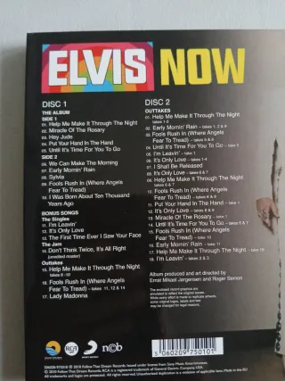 Elvis Now RCA 2 cds Elvis presley FTD