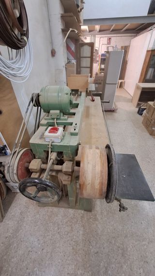 Lijadora de disco y banda industrial