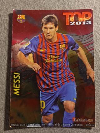 2 Tarjetas Liga Temporada 2013 Messi Mundicromo