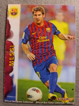 2 Tarjetas Liga Temporada 2013 Messi Mundicromo