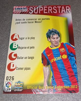 Cromo Messi Liga 2012 026 Superstar Mundicromo