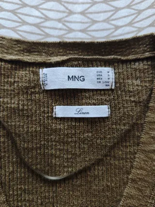 Jersey punto fino mujer verde