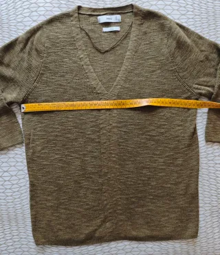 Jersey punto fino mujer verde