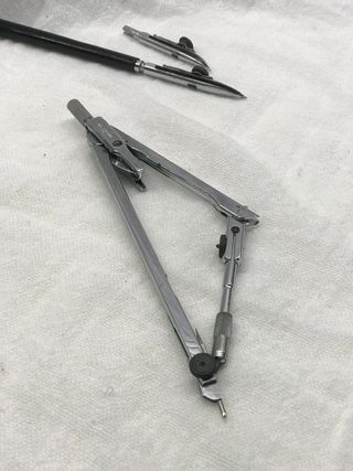 Compás y tiralíneas Super Stilus