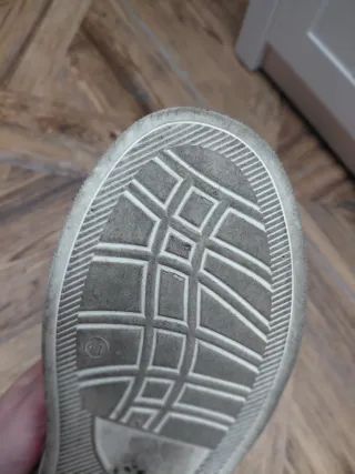 Sneakers zebrate bianche e blu