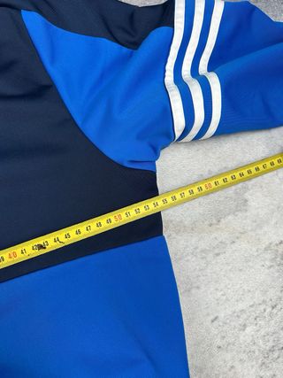 Sudadera Deportiva Adidas Cremallera Azul