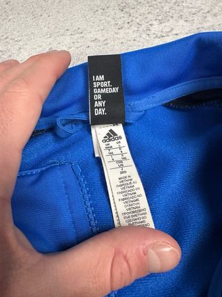 Sudadera Deportiva Adidas Cremallera Azul