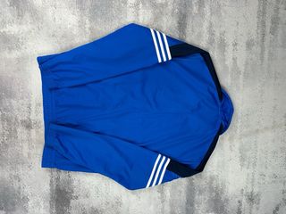 Sudadera Deportiva Adidas Cremallera Azul