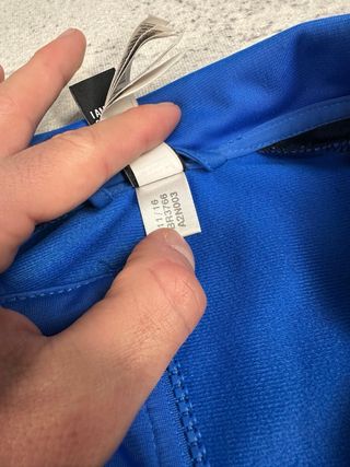 Sudadera Deportiva Adidas Cremallera Azul