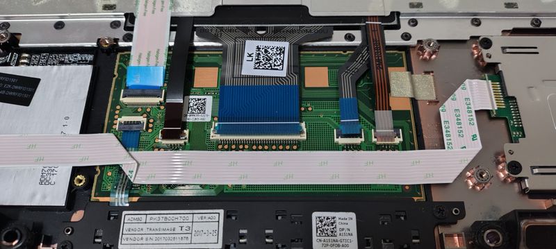 PALMREST + TECLADO para "Dell Latitude 5470" afbeelding 6