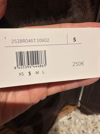 Abrigo reversible pelo marrón oscuro Bimba y Lola