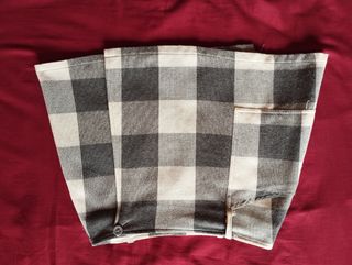 Falda mini cuadros vintage