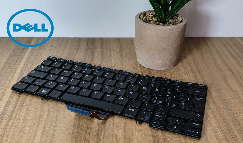 Teclado "Dell Latitude E5250" con retroiluminación