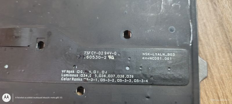 Teclado "Dell Latitude E5250" con retroiluminación afbeelding 6