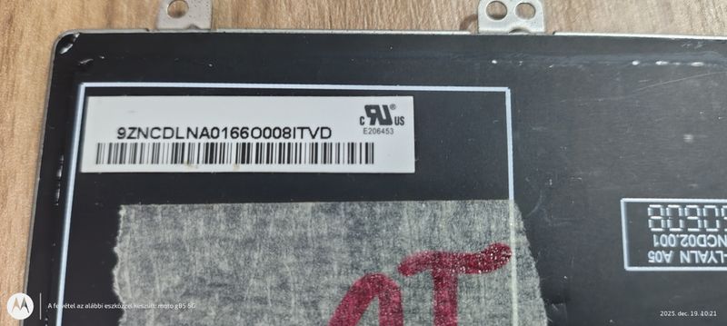 Teclado "Dell Latitude E5250" con retroiluminación afbeelding 5