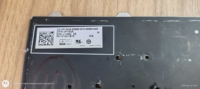 Teclado "Dell Latitude E5250" con retroiluminación afbeelding 7