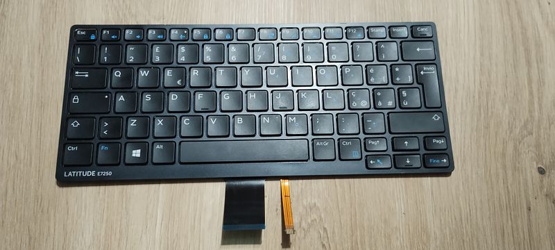 Teclado "Dell Latitude E5250" con retroiluminación afbeelding 8