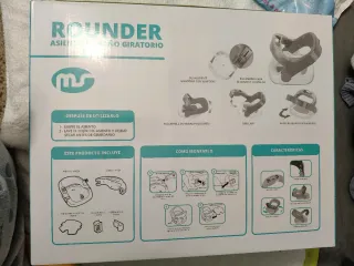 Asiento de baño giratorio para bebé