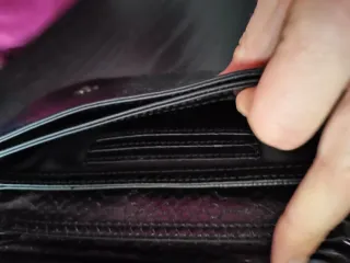 Bolso Zara Negro Piel Serpiente