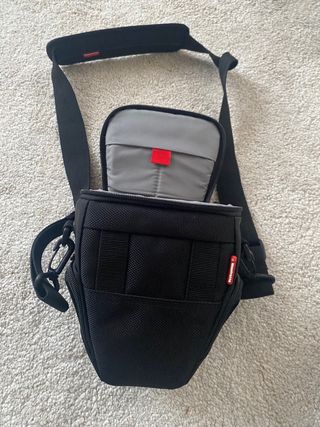 Fondello per fotocamera reflex Manfrotto nero